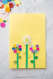 Often the front (face) and back of each card has a finish to make handling easier. Flower Button Art The Best Ideas For Kids