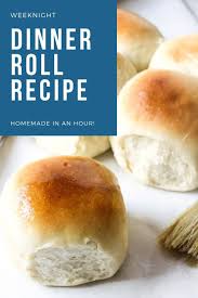 Easy Weeknight Dinner Roll Recipe Quick Using Kitchenaid Mixer Dinner Rolls Dinner Rolls Recipe Dinner Rolls Recipe Homemade