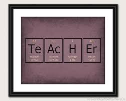Teacher Poster Periodic Table Of Elements Unique Gifts For Etsy Teacher Wall Art Periodic Table Words Science Words