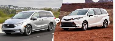 Compare the 2018 honda odyssey with 2018 toyota sienna, side by side. 2021 Honda Odyssey Vs 2021 Toyota Sienna Minivan Comparison