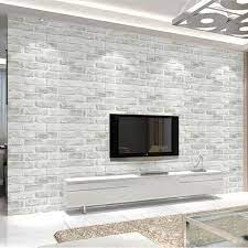Deep Embossed 3d Brick Wall Paper Modern Vintage Brick Stone Pattern Paper Wall Brick Wallpaper Living Room White Brick Wallpaper White Brick Wallpaper Bedroom