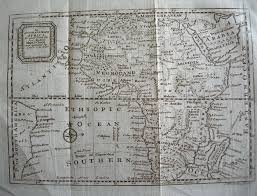 Antique map of the caspian sea by bowen 1747. Africa Bowen Londres An Accurate Map Of Africa Catawiki