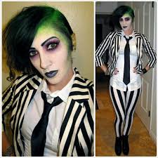 This picture spread pretty quickly the ought the internet and collegehumor.com declares us the winners of halloween! Diy Halloween Costume Beetlejuice Beetlejuice Costume Beetlejuice Halloween Costume Beetlejuice Costume Diy