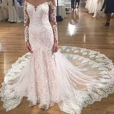 *sash sold separately #ys7301 : Long Sleeves Bridal Gown Lace Custom Cathedral Train Mermaid Wedding Dresses H17 China Wedding Dress And Bridal Dress Price Made In China Com