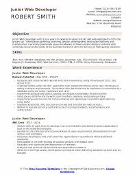 If there is one thing you takeaway from this post then let it be this: Junior Web Developer Resume Samples Qwikresume