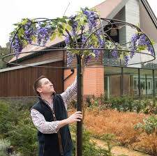 Garden hoops, probably one of the largest stockists in the uk with a great choice of garden hoops, from aluminium to flexible hoops. 47 Plant Supports Garden Art Ideas Plant Supports Garden Art Garden