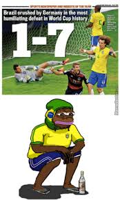 Internet celebrated the german win with hilarious memes. New Germany Brazil 7 1 Meme Memes 7up Memes Jokes Memes