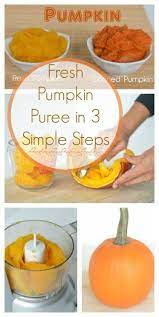 Fresh Pumpkin Puree In 3 Simple Steps In 2020 Fresh Pumpkin Recipes Pumpkin Puree Recipes Homemade Pumpkin Puree