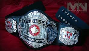 Hiw Central Canadian Champion Professional Wrestling Wwe Belts Pro Wrestling