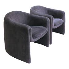 Vladimir Kagan For Preview Biomorphic Freeform Minimalist Armchairs A Pair Minimalist Armchair American Furniture Design American Furniture
