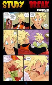 EcchiMask/Nearphotison Study Break (Dragon Ball Z) gay porn comic