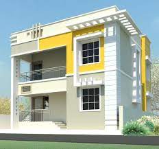 Architectural elevation design for residential houses simple 2 floor plan. Two Floors House House Balcony Design Independent House Duplex House Design