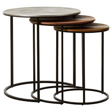 The jandoree coffee table set is a riveting example of urban casual design. Olympiad Set Of 3 Coffee Tables