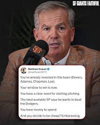 Lots of reports that the Giants will not be in the market for top Japanese  free agent pitcher Tatsuya Imai due to his likely 9-figure price tag. Why?!  Spend that💰