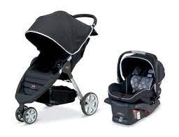 Britax B Agile And B Safe Travel System Black Is A Lightweight Compact Stro Travel Systems For Baby Best Baby Travel System Baby Strollers Travel System