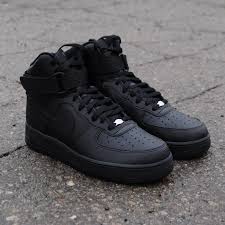 Black Air Force 1 Price Nike Air Force 1 High Triple Black Sale Price 75 Retail 100 Free Shipping Use Code Get25now At Checkout In 2020 Nike Air Force Air Force 1 High Nike Air
