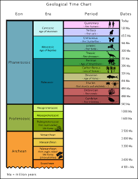 Time Period Chart Fun Science Learning Tools Earth Science