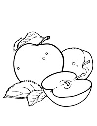 Printable Apple Coloring Page Free Pdf Download At Http Coloringcafe Com Coloring Pages Apple Apple Coloring Pages Fruit Coloring Pages Apple Coloring