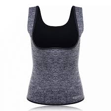 Zanzea Neoprene Sauna Sweat Tummy Control Support Back Vest Shapewear