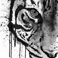 Small Black And White Canvas Prints Lion Head Canvas Print By Marian Voicu Tiger Art Art Tiger Painting