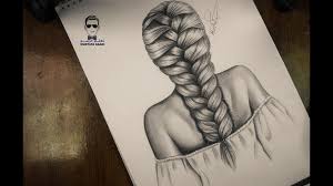 The Easiest Way To Draw Hair Is To Draw A Hairstyle اسهل طريقة لرسم الشعر تعلم رسم تسريحة الظفي The Ea Riscos Para Pintura Organizando Ideias Tutorial Diy
