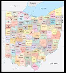 Northeast Ohio County Map Ohio Maps & Facts - World Atlas