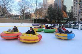 The ice bumper cars are easy to operate with two joysticks controlling the motion. Providence Has Bumper Cars That Slide Around On An Ice Skating Rink The Boston Globe