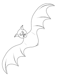Kostenlose Malvorlage Halloween Fledermaus Ausmalen Zum Ausmalen