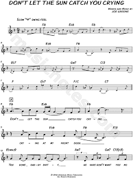 Louis Jordan Don T Let The Sun Catch You Cryin Sheet Music Leadsheet In F Major Download Print Sku Mn0156583