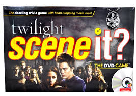 By clicking sign up you are agreeing to. Kiero Co Scene It Trivia Dvd Board Game Twilight With Dvd Game Board 4 Movers 100 Trivia Cards 20 Fate Cards 4 Category Reference Cards 1 Six Sided Numbered Die 1 Eight Sided