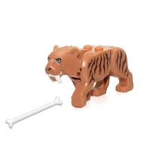 Amazon Com Lego Arctic Large Cat Animal Saber Toothed Tiger Minifigure 60194 Toys Games Lego Iron Man Lego Lego Animals