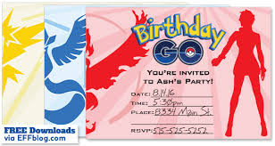 Maybe you would like to learn more about one of these? Pokemon Go Birthday Go Free Printable Invitations