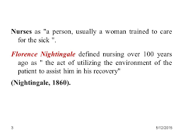 Definitions Of Nursing Ppt Download