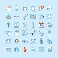Set Of Flat Design Icons For Medicine And Health C Set Of Flat Design Icons For Spon Design Flat Set Heal Flat Design Icons Icon Design Flat Design