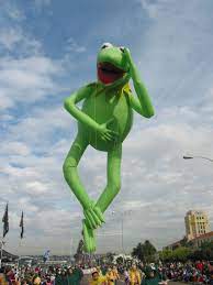 Kermit the Frog Parade Balloon - Fabulous Inflatables, Muppets Parade