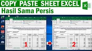 Check spelling or type a new query. Cara Copy Paste Sheet Excel Hasil Sama Persis Youtube