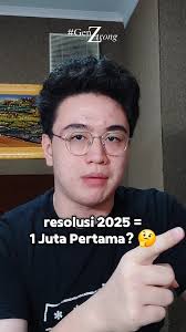 2024 = belajar banyak hal 📚, 2025 = TAKE ACTION! 🔥, Resolusi 2025 = 1  Juta Pertama 🤔, #2025 #success #genz #GenZtrong