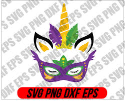 Download Mardi Gras Svg Unicorn Face Free Svg File Svg Png Dxf Eps Digital Download Designbtf Com