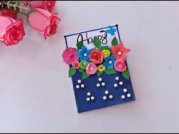 See more ideas about birthday cards diy, paper crafts diy, cards handmade. Beautiful Handmade Birthday Card Birthday Card Idea Youtube Handmade Birthday Cards Greeting Cards Handmade Birthday Paper Crafts Cards