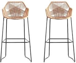 All rattan bar stools can be shipped to you at home. Amazon Com Bar Chair Rattan Chair Bar Stool High Stool Home Back Dining Chair Comfortable Simple And Wicker Bar Stools Rattan Bar Stools Breakfast Bar Chairs