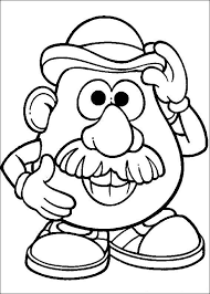 Toy story para colorear senor y senora cara de papa. 50 New Mr Potato Head Coloring Page Toy Story Coloring Pages Cartoon Coloring Pages Coloring Pages For Kids