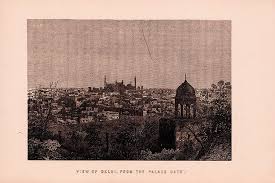 View Of Delhi, From the Palace Gate. [Caption title]