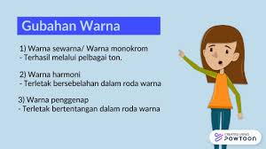 Warna penggenap * gubahan warna yang menggunakan warna yang bertentang an dalam roda warna atau dikenali sebagai warna yang bertentangan @ kontras. Apa Itu Warna Youtube