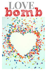 My family is like a cactus; Love Bomb Valentine S Day Craft No Time For Flash Cards