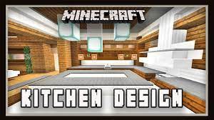 Minecraft How To Make A Kitchen Design Modern House Build Ep 20 Minecraft Kitchen Design Modern Kitchen Design Building A House