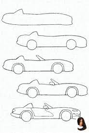 Cartoonauto Drawing Ideas Step By Step Ein Man Step Tutorial Wie Zeichnet How To Draw A Cartoon Car Step By Auto Zeichnen Autos Malen Zeichnen Einfach