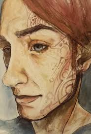 The best friend, watercolor work, how's it?