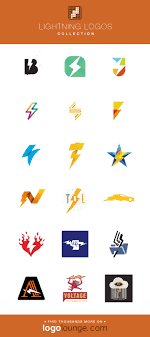Logo Collections Lightning Vector Logo Design Lightning Spark Bolt Light Strike And Storm Are Som Lightning Logo Energy Logo Design Branding Design Logo