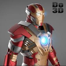 Iron Man Heartbreaker Mark 17 3d Printable Model Suit Armor 01 Iron Man 3d Printable Models Armor