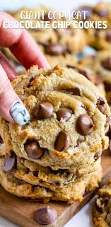 Line a baking sheet with parchment. The Best Giant Chocolate Chip Cookies Crazy For Crust